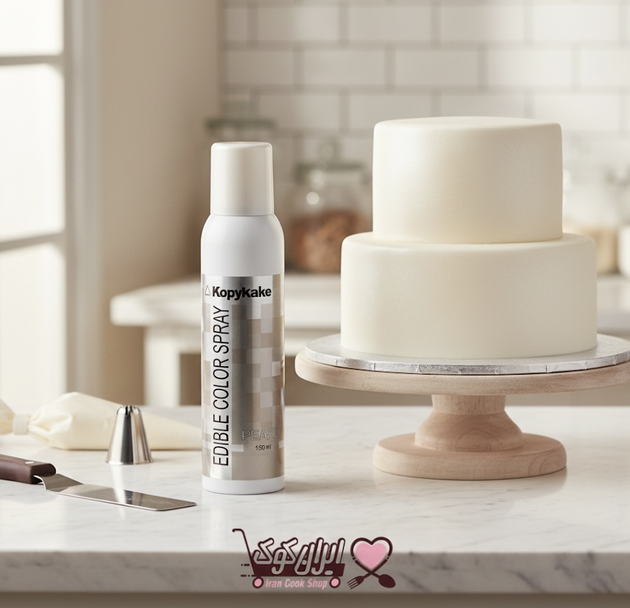 اسپری خوراکی متالیک صدفی کپی کیک