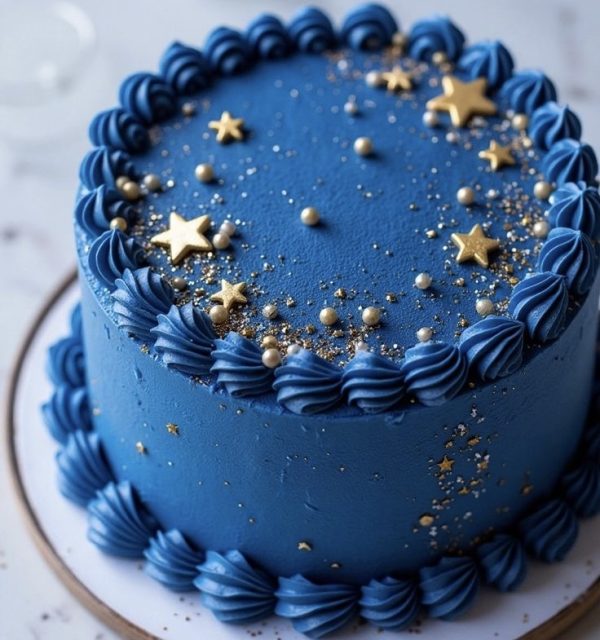 رنگ خوراکی مایع آبی یاقوتی (Sapphire Blue) کپی کیک
