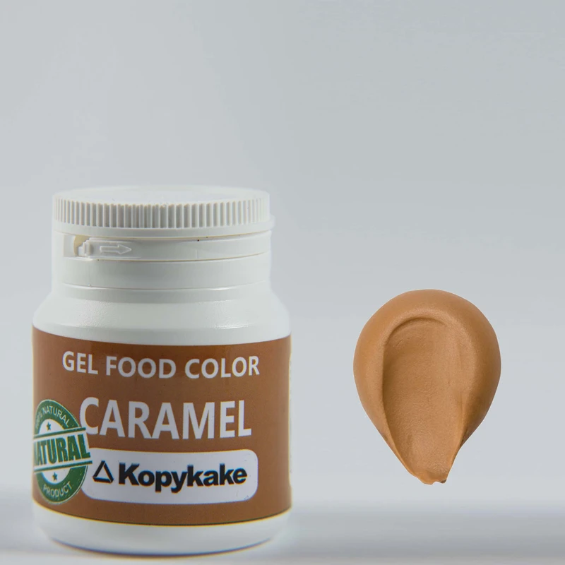 رنگ خوراکی ژله‌ای کاراملی کپی کیک ۱۰۰ گرم
