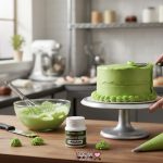 رنگ خوراکی ژله‌ای سبز آووکادو کپی کیک ۳۵ گرمی