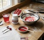 رنگ پودری محلول در آب قرمز کپی کیک 25 گرمی (Ultra Red)