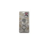 شمع عدد 8 نقره ای تاج دار