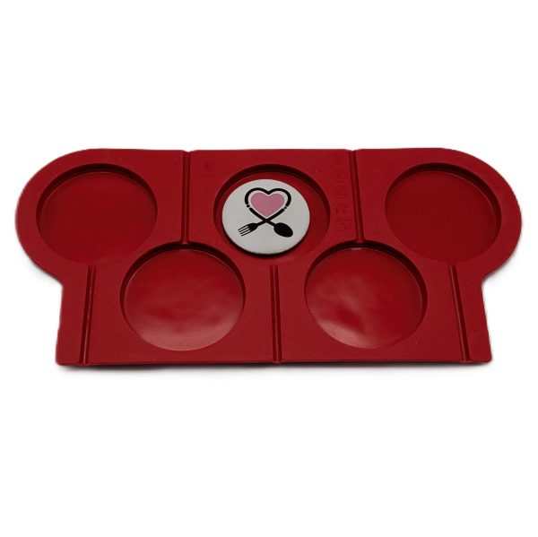 آبنبات متوسط بزرگ مارکو1 قالب سیلیکونی آبنبات دایره بزرگ 5 خانه 6 سانتی مارکو - Image 1