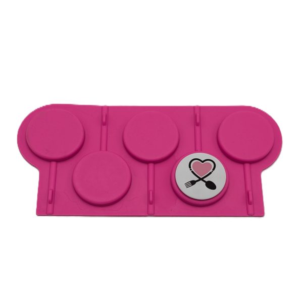 قالب سیلیکونی آبنبات دایره متوسط 5 خانه 5 سانتی مارکو - Image 3