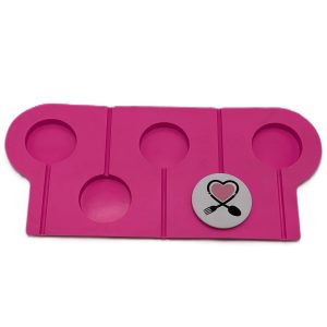 قالب سیلیکونی آبنبات دایره کوچک 5 خانه 4 سانتی مارکو