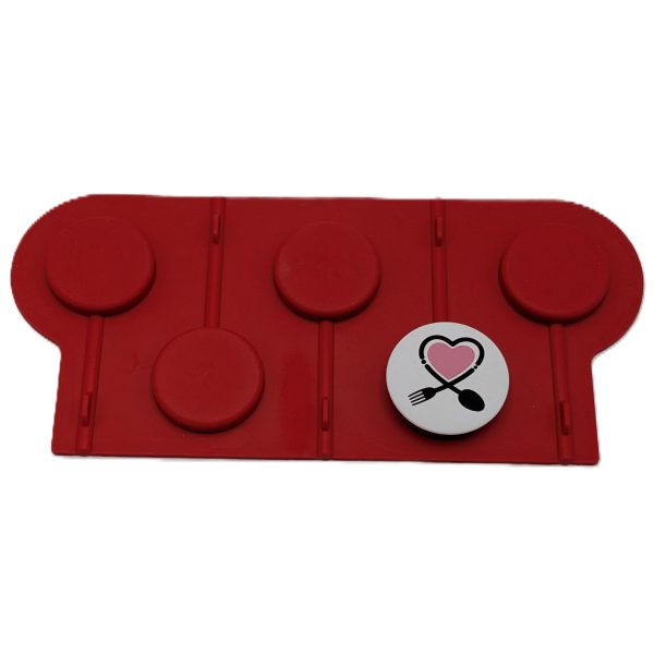 قالب سیلیکونی آبنبات دایره کوچک 5 خانه 4 سانتی مارکو - Image 2