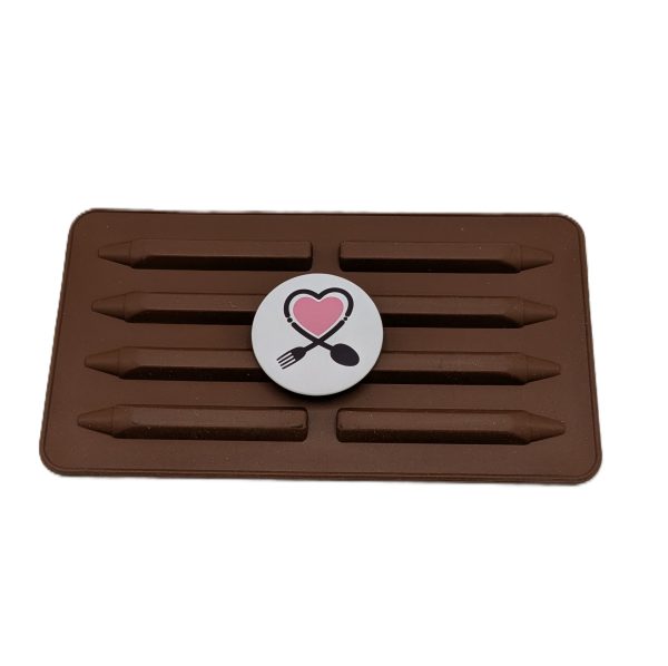 قالب سیلیکون شکلات طرح مداد مارکو - Image 1