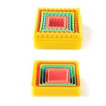 کاتر مربع رنگی 5عددی 2طرفه مارکو - Image 2