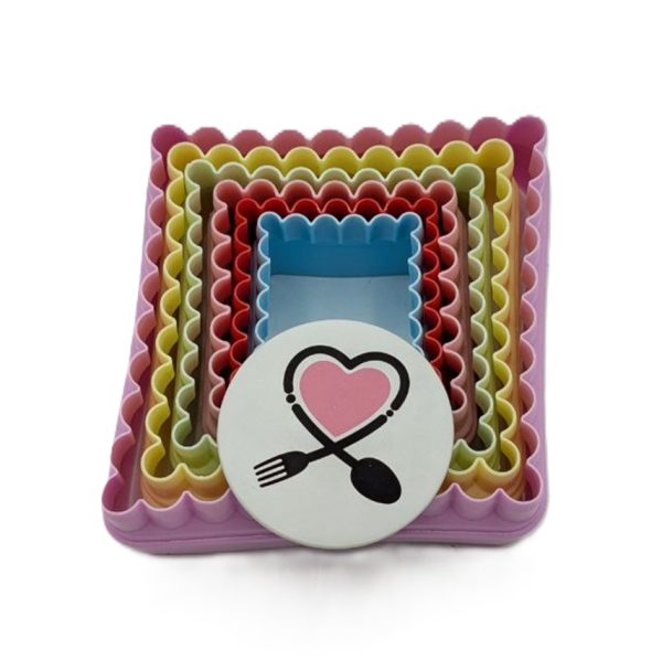 کاتر مربع رنگی 5عددی 2طرفه مارکو - Image 3