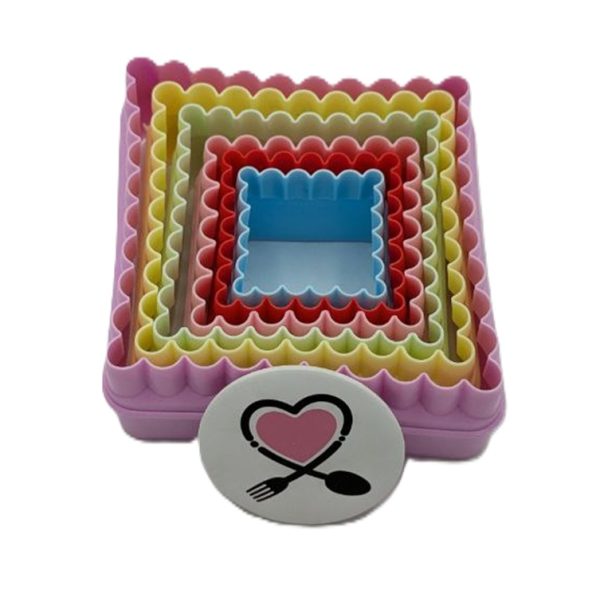 کاتر مربع رنگی 5عددی 2طرفه مارکو - Image 1