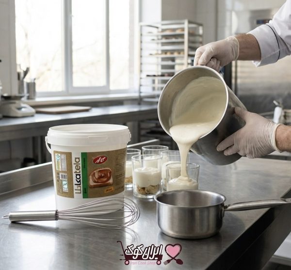 دسر شیری پاستوریزه کاراملیزه کاتلا کاله