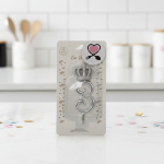 شمع نقره‌ ای تاجدار عدد ۳ | شمع تولد لاکچری و خاص