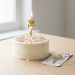 شمع طلایی تاجدار عدد ۷ | شمع تولد لاکچری و خاص عددی