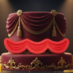 خرید قالب سیلیکونی والان پرده سورنا پارت | قالب تزیین حرفه‌ ای فوندانت کیک