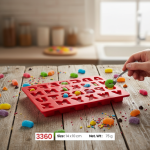 خرید قالب سیلیکونی حروف لاتین سورنا پارت | قالب فوندانت حروف انگلیسی