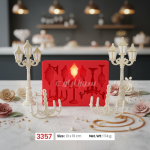 خرید مولد سیلیکونی طرح چراغ و شمعدان سورنا پارت | قالب فوندانت حرفه‌ ای