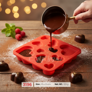 خرید مولد قلب مربع سورنا پارت | قالب سیلیکونی قلب فانتزی