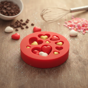 قالب قلب جور ساده ۹ عددی بزرگ سورنا پارت