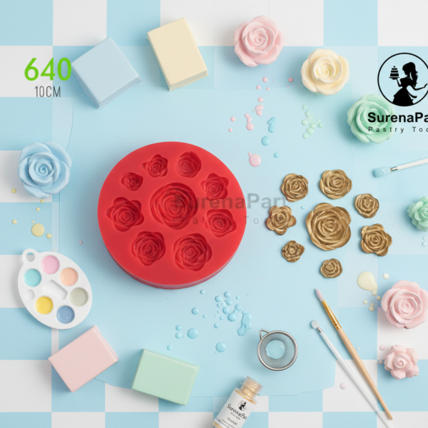 مولد سیلیکونی گل رز سورنا پارت 9 عددی - Image 3