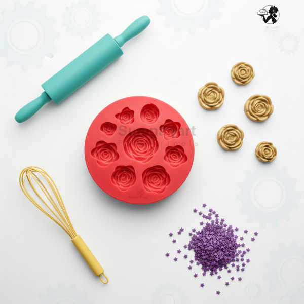 مولد سیلیکونی گل رز سورنا پارت ۹عددی