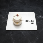 زیر کیکی ام دی اف سفید مستطیل 60 * 30