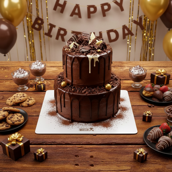 زیر کیکی مستطیل چوبی 50 *30