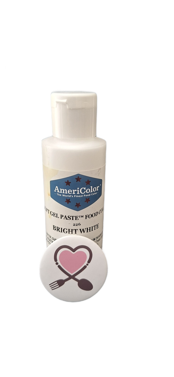 رنگ خوراکی سفید آمریکالر (Bright White) 170g - Image 1