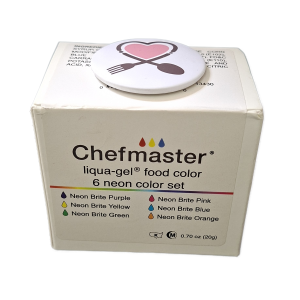 رنگ خوراکی ژله ای شف مستر (Shefmaster) 6 تایی