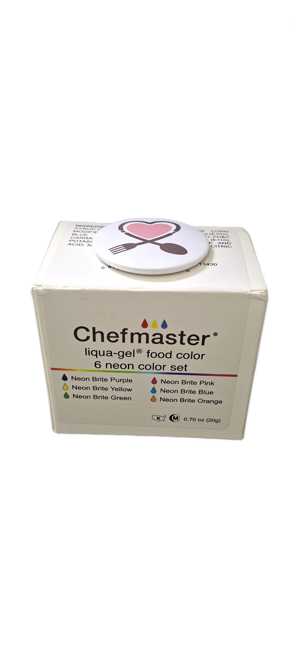 رنگ خوراکی ژله ای شف مستر (Shefmaster) 6 تایی - Image 1