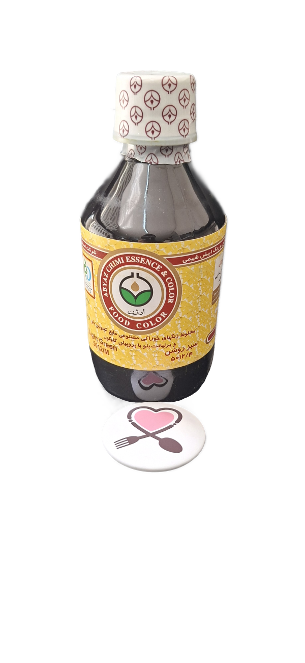 رنگ خوراکی سبز روشن ابیض - Image 1