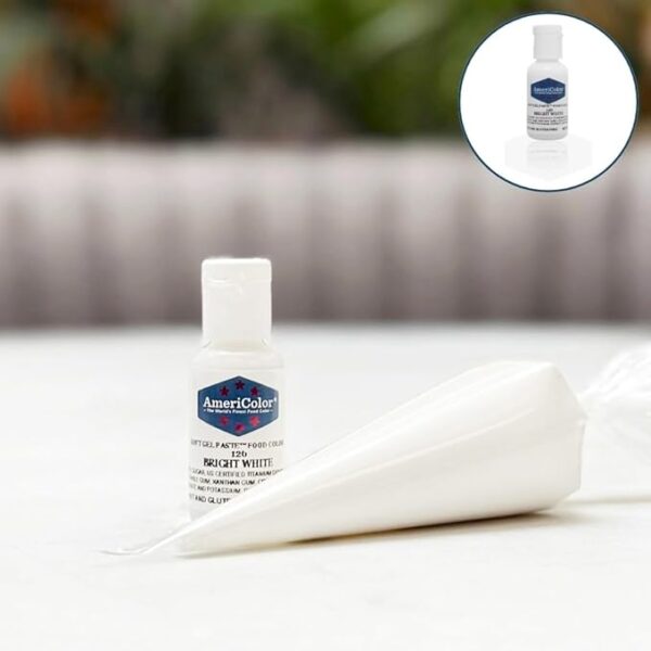 رنگ خوراکی سفید آمریکالر (BRIGHT WHITE)