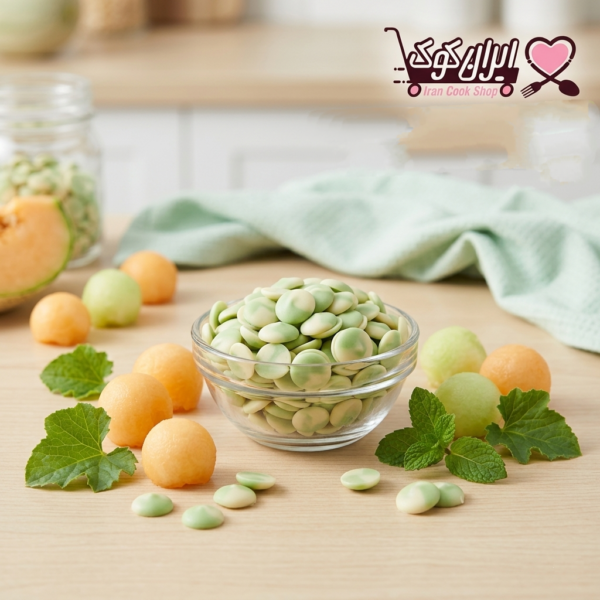 شکلات چیپسی دورنگ طالبی ۱۰۰ گرمی | شکلات نسوز طالبی