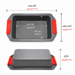 قالب تفلون لوف (کیکس) دسته سیلیکونی