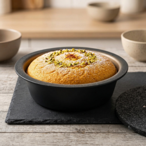 قالب ته چین درب دار گرد کف برجسته
