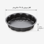 قالب تفلون گرد کنگره ای قطر ۲۶