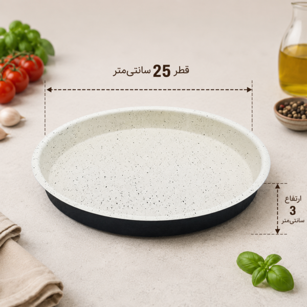 قالب پیتزا گرانیتی قطر ۲۵